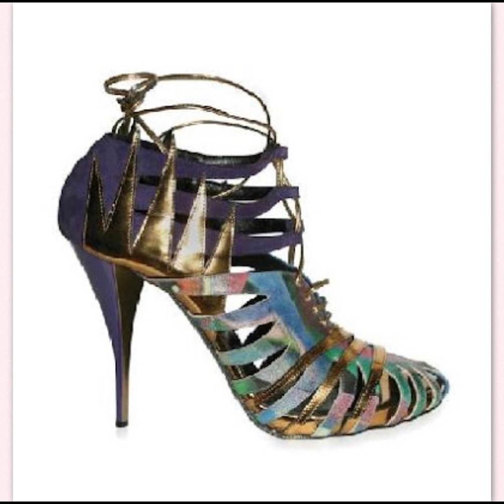 Pierre Hardy Mixed Media Laced Heel